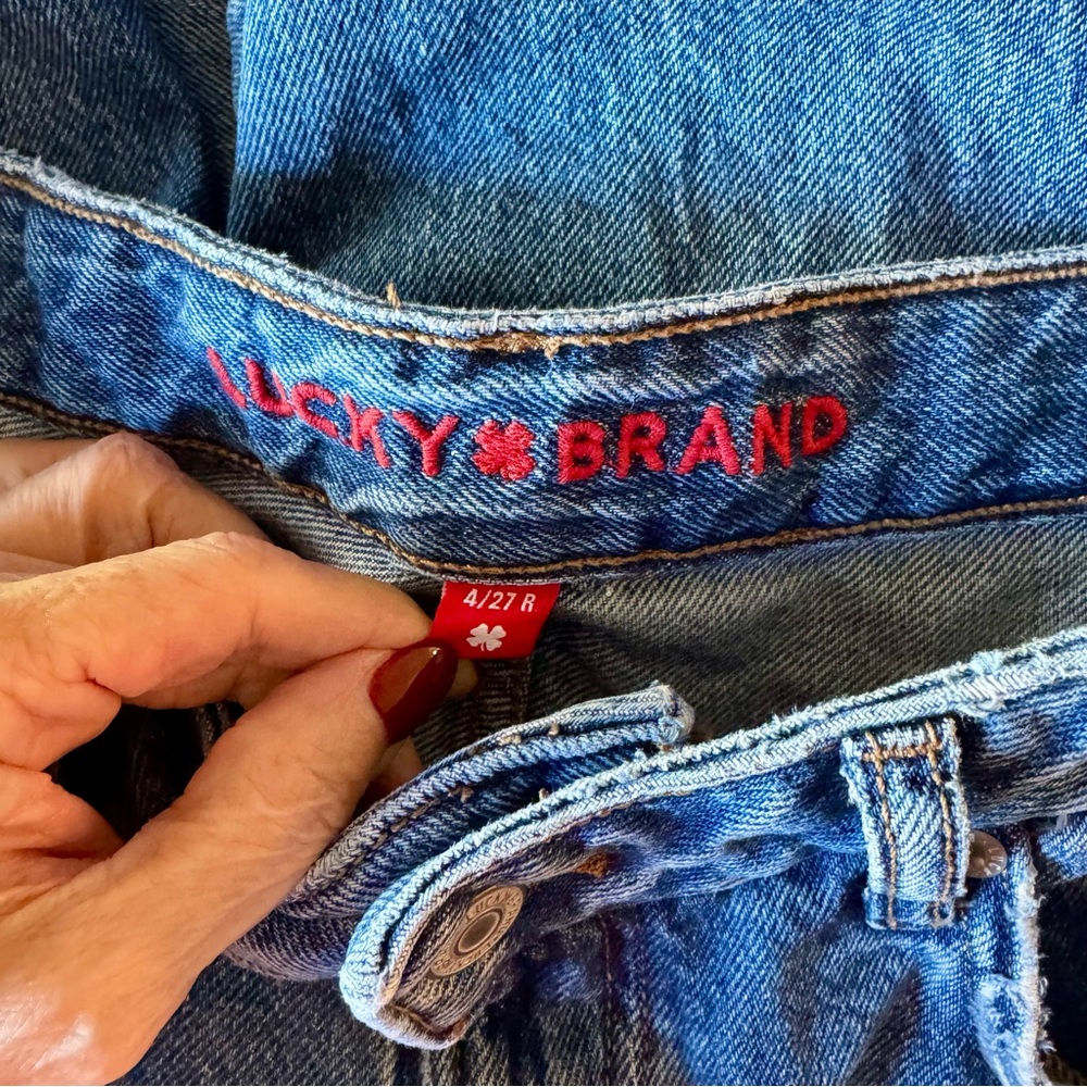 Lucky Brand The Baggy Wide Leg jeans 4 / 27 - Picture 10 of 14